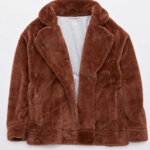 NWT Aerie Faux Fur Jacket | American Eagle